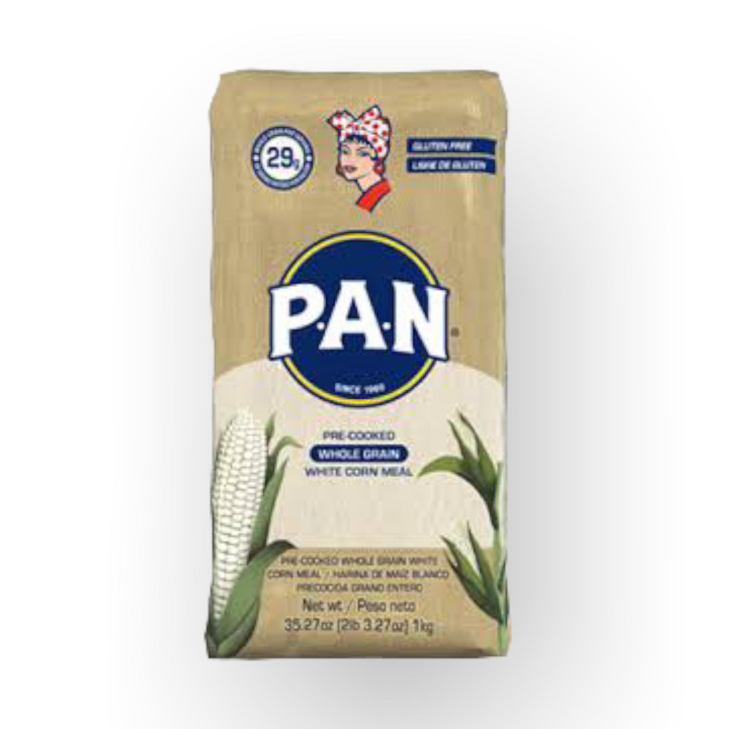 Pan White Whole grain (10x 1Kg / 35.27oz)