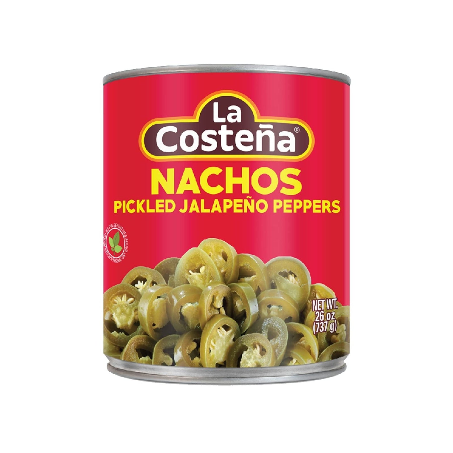 La Costeña Pickeld Jalapeños Peppers (12x737gr /26oz)
