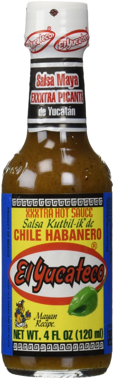 xtrahot Habanera Hot Sauce (12x113gr / 4oz)