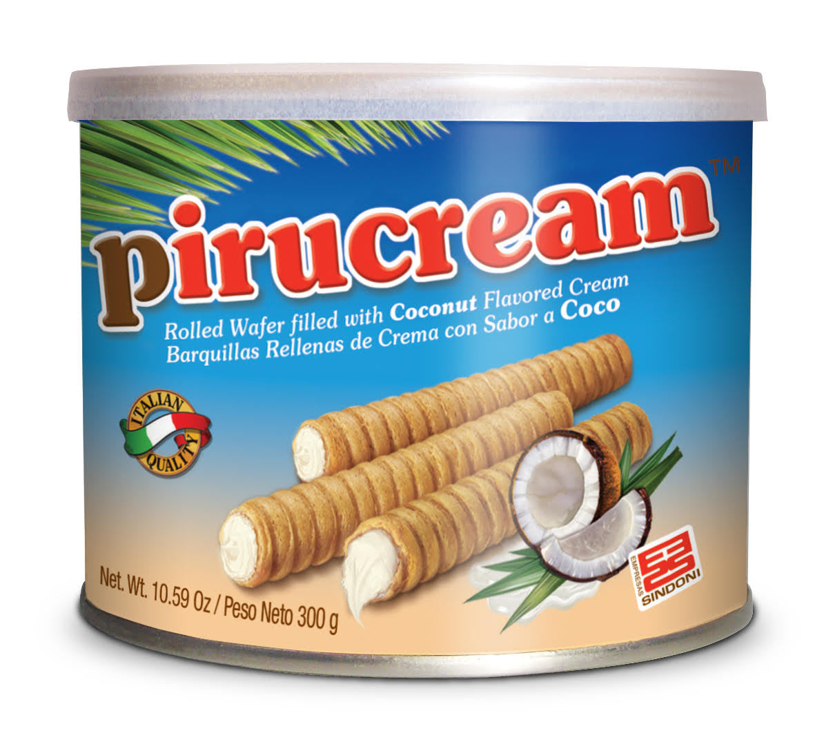 Pirucream Coco Large Can (12x300gr / 10.59oz)