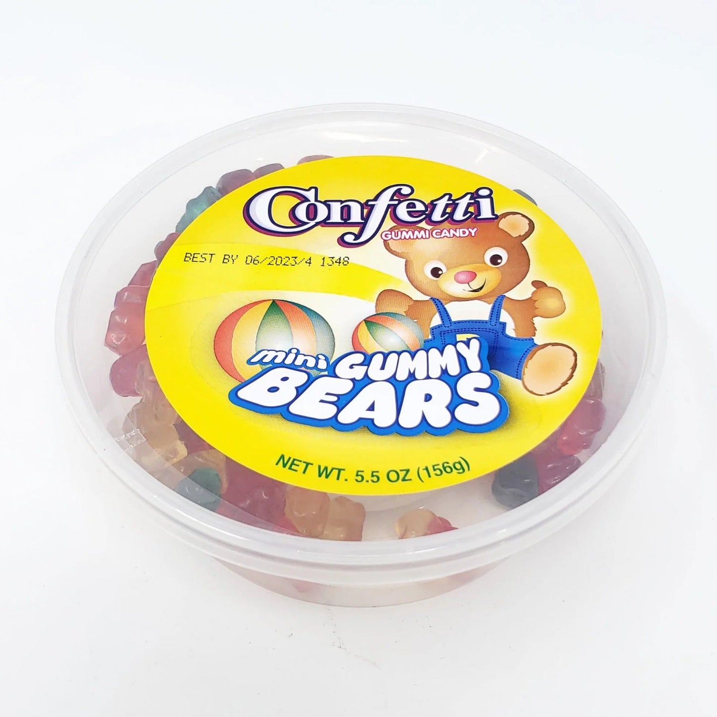 Confetti Mini Gummy Bears (12x156gr / 5.5oz)