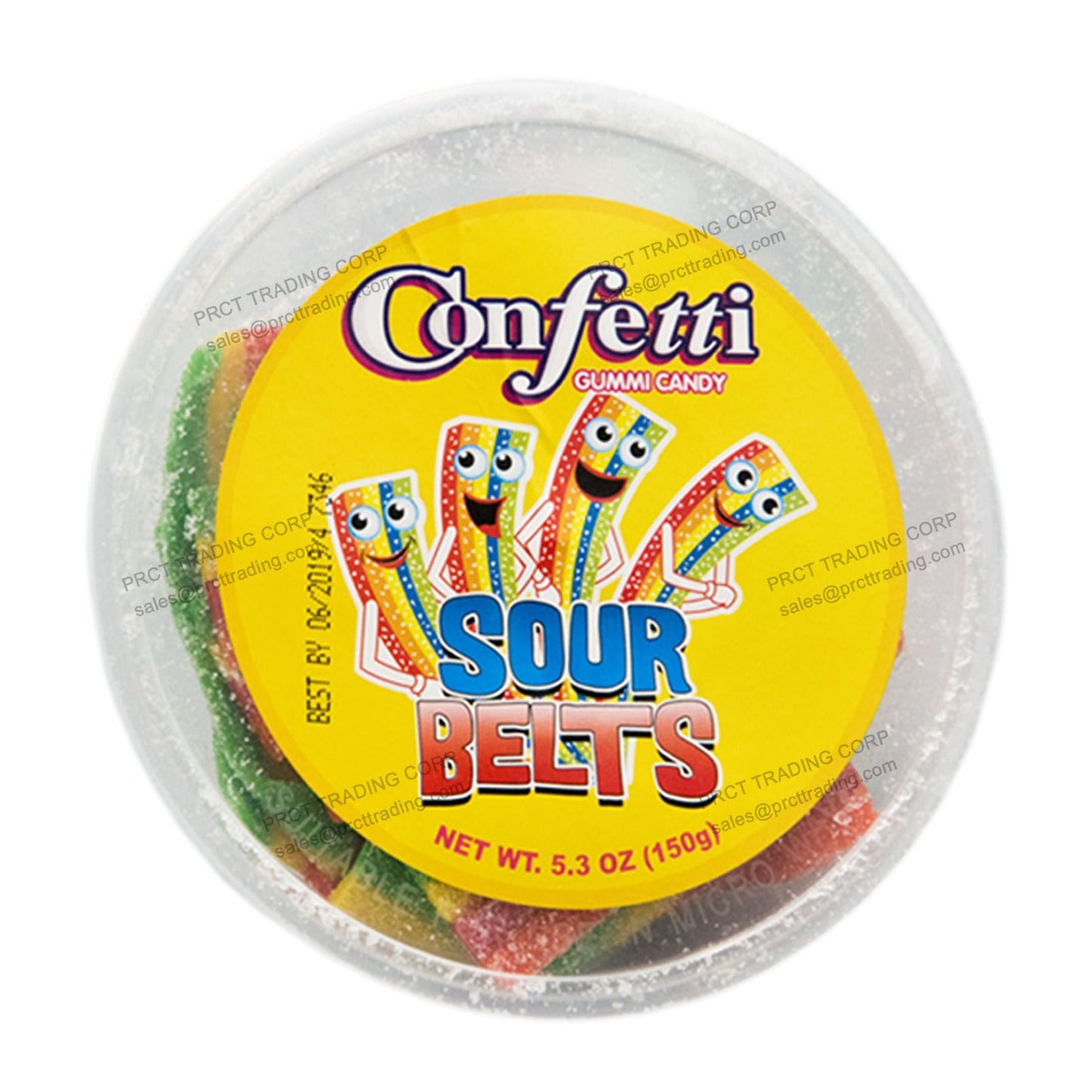 Confetti Sour Belts (12x150gr / 5.3oz)