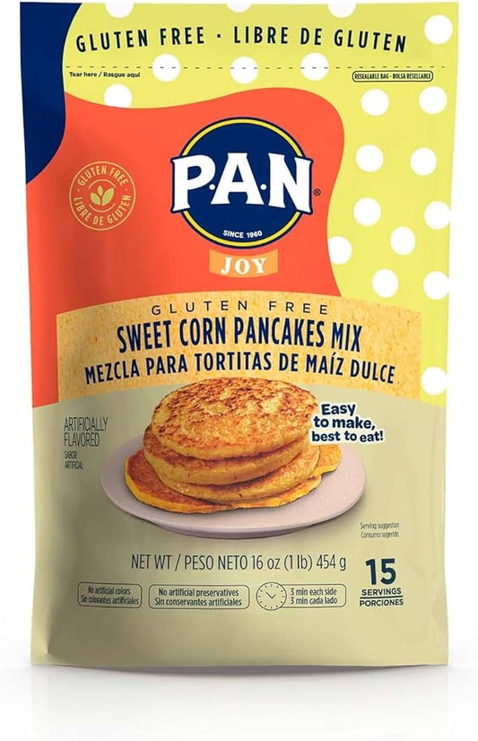Pan Sweet Corn Pancakes Mix (6 x 454gr / 1 Lb)