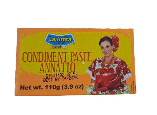 Annatto Condiment Paste (24x110.6gr / 3.9oz)