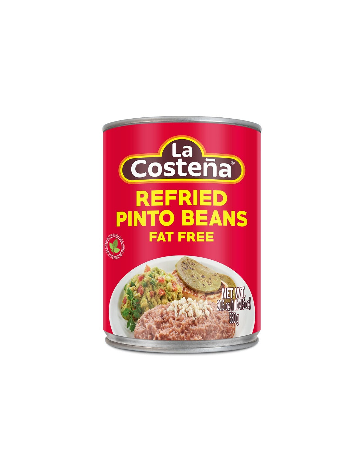 La Costeña Refried Pinto Beans With Chipottle (12x580gr / 20.5oz)