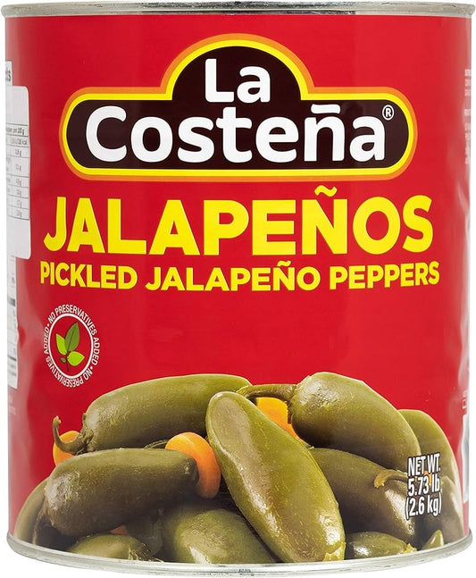 La Costeña Whole Jalapeño Pepper (6x2.6Kg)