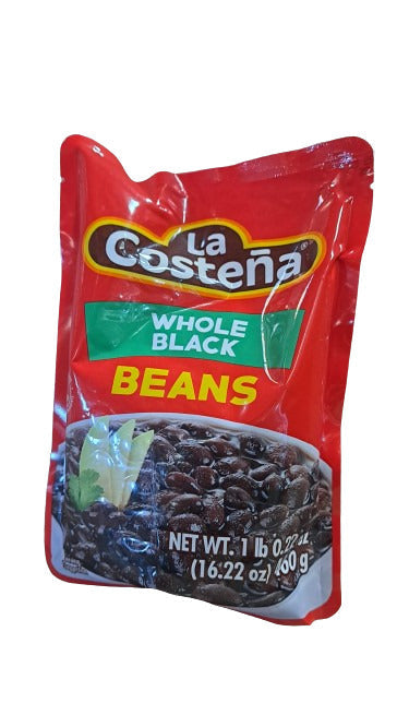 La Costeña Bag Whole Black Beans (8x460gr / 16.22oz)