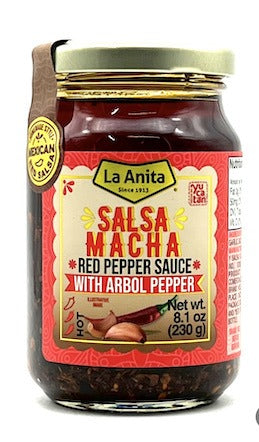 La Anita Sauce Macha Arbol Pepper (12x230gr / 8.1oz)