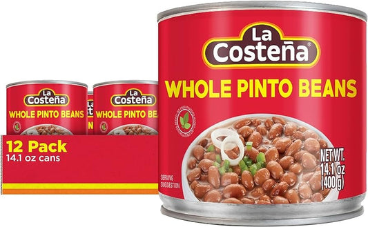 La Costeña Whole Pinto Beans (12x400gr / 14.1oz)