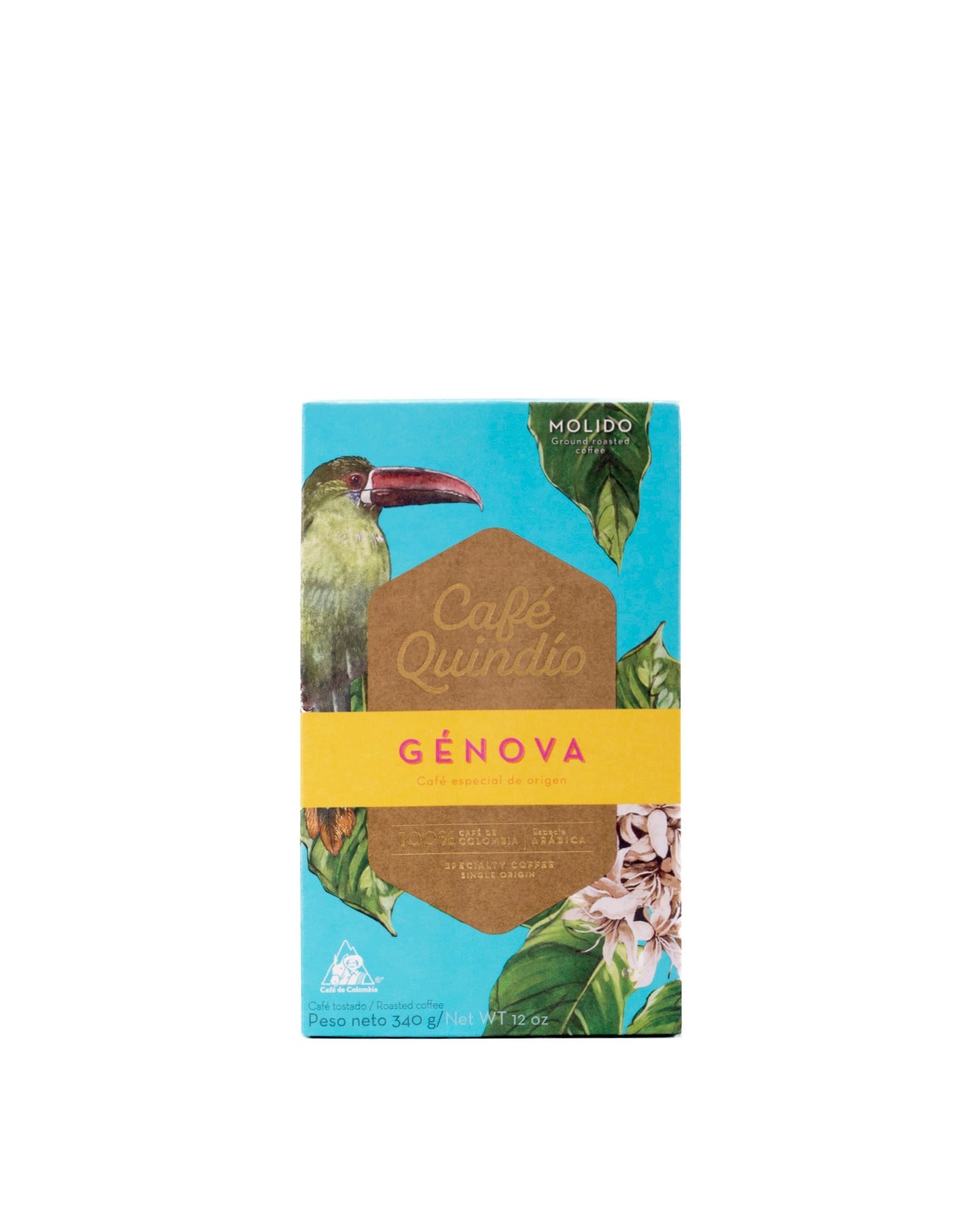 Quindio Specialty Genova Ground Coffee (23x340g/12oz)