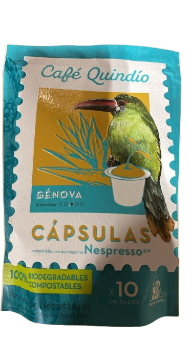 Quindio Genova Coffee Capsules 10unit (24x55g/1.94oz)