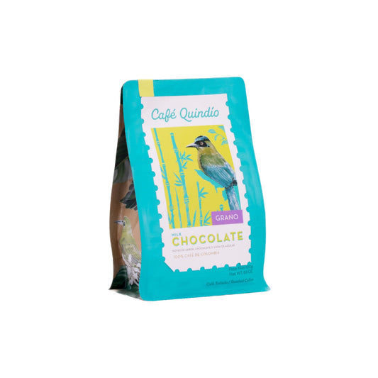 Quindio Specialty Harvest Milk Chocolate Whole Bean Coffee (12x250g/ 8.8oz)