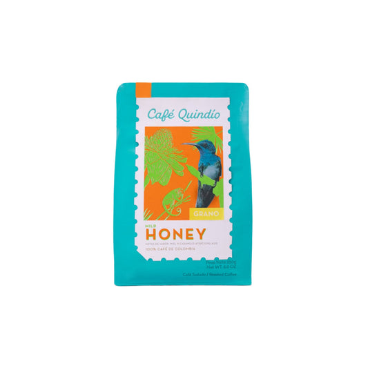 Quindio Specialty Harvest Mild Honey Whole Bean Coffee (12x250g/ 8.8oz)