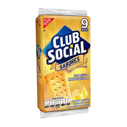 Club Social Mantequilla 9Pack (24x234gr / 8.25oz)