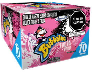 Chiclets Bubbaloo Frutos (32x385gr / 13.6oz)