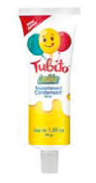 Tubito Condensed Milk Bubble Gum 12 (12x45gr / 1.5oz)